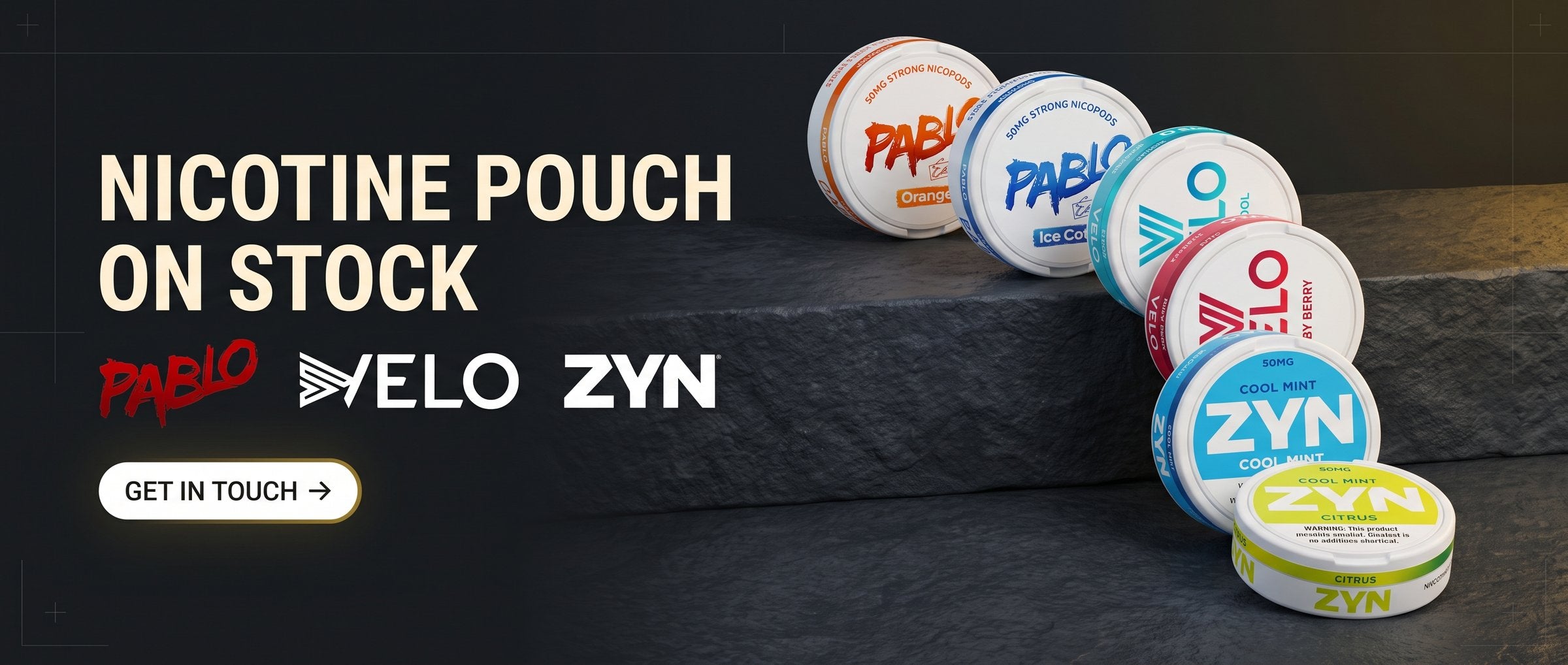 nicotine pouch, Pablo pouch, zyn pouch